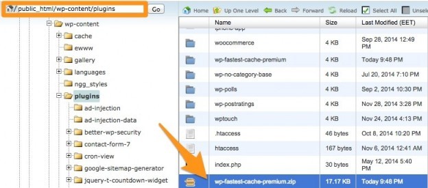 download folder from cpanel